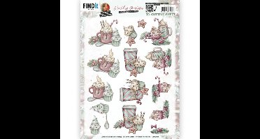 3D Cutting Sheet - Yvonne Creations - World of Christmas - Hot Chocolate 1 stuks