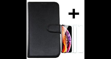 Hoesje Geschikt voor Apple iPhone XS Max Rico Vitello excellent Wallet Case/book case/hoesje kleur Zawrt