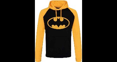 DC Comics Batman Hoodie/trui -L- Signal Logo Zwart/Geel