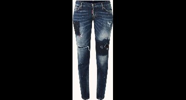 Dsquared2 Jennifer low rise slim fit jeans met ripped details - Maat 40