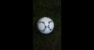 Voetbal voor wedstrijd en training van Eureka 32 panels maat 5. 420 gram decor assorti