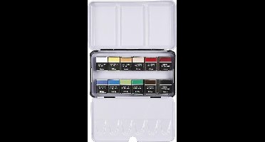 Art Aqua aquarelverf, 12 kleuren, diverse kleuren