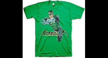 DC Comics Green Lantern Heren Tshirt -S- Distressed Groen