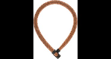 Fietsslot ABUS Kettingslot - IVERA Chain 7210 Color - Security level 8 - oranje - 85 cm - Geschikt voor elektrische fietsen en stadsfietsen