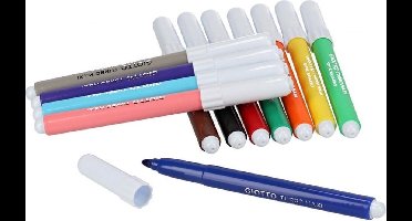Giotto Viltstiften Turbo Maxi Junior Dikke Punt 12 Stuks