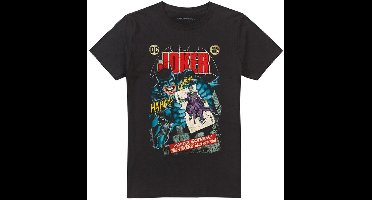 Batman The Joker Comic Cover Heren T-shirt - zwart - 3XL