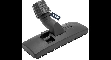 SQOON® Combi zuigmond universeel geschikt voor 30-37 mm aansluiting - Met nylon haren - Voor harde vloeren en tapijt - Past op meeste stofzuigers zonder merkgebonden koppeling
