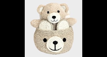 Cadeaumand Beer 25 cm – Gift Basket 90 x 75 cm – Dieren Thema – Cadeau Mand – Decoratieve Geschenkmand