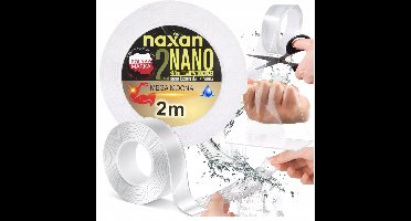 Sterke Dubbelzijdige Montagetape - Transparant, Waterdicht, 3cm x 2m