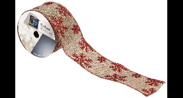 Bedrukt lint 50 mm breed, 3 m lang, polyester