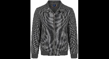 Steppin' Out Herritage Jack Wool Blend Pepita Navy - Maat M - Heren - Tussenjas