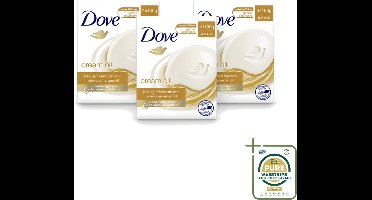 3 x Dove – Zeep – Cream Oil Soap Bar – 4 x 100 g - Wasstrips - Zeep - Huid Verzorging - Arganolie - Droge Huid - Hydratatie
