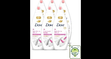 6 x Dove – Douchegel – Lotus Bloem – 450 ml - Grootverpakking - Vaatwasstrips - Douchegel Lotus Bloem - Mild Reinigen - Huid Verzorgen - Hydraterende Douchegel - Lotusbloem Geur