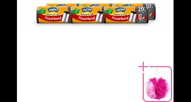 6 x Swirl – Pedaalemmerzakken – 20 L – Fixeerband – 15 zakken - Bulkverpakking - Emmerzak - Douchemop - Emmerzak 20 l