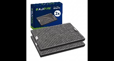 2x Alapure 4560 Compatibel met Miele Koolstoffilter D16-P / 7932320 ​(2 St.)
