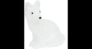 Acryl figuur voor buiten: vos met 30 LED's