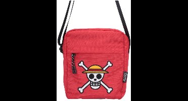One Piece - Luffy Jolly Roger - crossbody tas - rood (Nemesis Now)