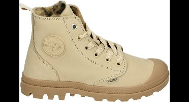 Palladium - PAMPA HI ZIP WL WILD - Hoge sneakersVeterbootsDames veterschoenenDames sneakersHalf-hoge schoenen - Kleur: Wit/beige - Maat: 42