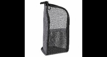 Home & Marker - Compacte Reis Toilettas - Travel Organizer voor Dames & Heren - Toiletzak voor Koffer & Handbagage - Lichtgewicht - Zwart - TRAVKIT
