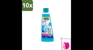 10 x Dr.Beckmann - Wasmachinereiniger - Ocean Breeze - Anti-Kalk - 250 ml - Bulkverpakking - Wasmachine reinigen - Douchemop - Kalk verwijderen