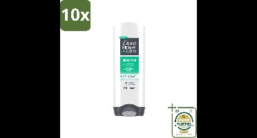10 x Dove Men+Care - Sensitive - Douchegel 3-in-1 - Verzorgend - 250 ml - Wasstrips - Gevoelige Huid - Lichaamsgel - Gezichtsgel - Haarverzorging - Milde Reiniging