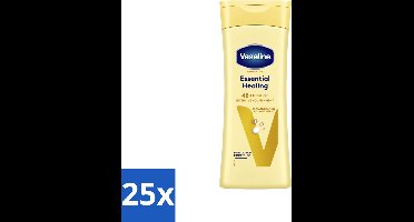 25 x Vaseline - Essential Healing - Bodylotion - Diep Voedend - 400 ml - Voordeelverpakking - 25 stuks