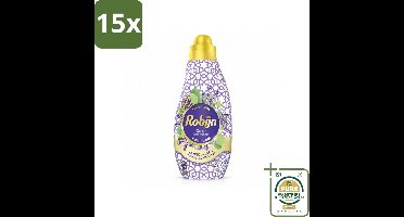 15 x Robijn - Klein & Krachtig Spa Sensation - Vloeibaar Wasmiddel - 19 Wasbeurten - 665 ml - Wasstrips - Vloeibaar Wasmiddel - Spa Geur - Geur Voor Gekleurde Was - Biologisch Afbreekbaar Wasmiddel - Kleurbehoud