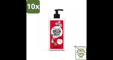 10 x Marcel's Green Soap - Handzeep Argan & Oudh - Plantaardig & duurzaam - 500 ml - Wasstrips - Handzeep Argan Oudh - Natuurlijke Handzeep - Duurzame Handzeep - Arganolie Handzeep - Oudh Handzeep