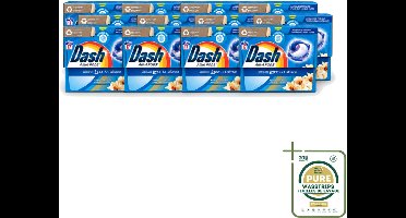 12 x Dash - Lenor Collectie - Wasmiddel Capsules - All-in-1 Pods - Witte en Gekleurde Was - Amber & Orchidee - 17 Wasbeurten - Wasstrips - Wasmiddel Capsules - Wasbeurt - Vlekverwijdering - Geur - Wasmachine