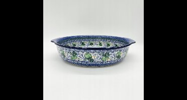 Ovenschaal 26 cm - Handgeschilderd Bolesławiec keramiek