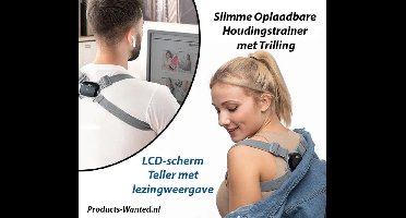 Slimme oplaadbare houdingstrainer met trilling Viback InnovaGoods
