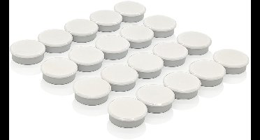 20 Stuks Witte Magneten voor Whiteboards en Koelkasten