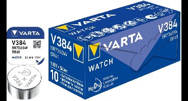 Varta V384/SR41 Knoopcel batterij 1.5V - Per 1 stuks