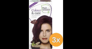 3x Hairwonder Colour & Care henna red 5.64 (100 ml)