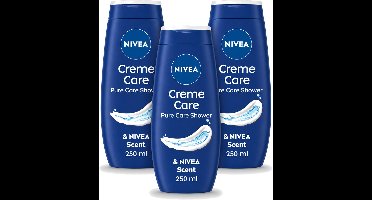 3 x Nivea - Douche Crème - Beschermend - Unieke Nivea Crème Geur - 250 ml - Voordeelverpakking - 3 stuks