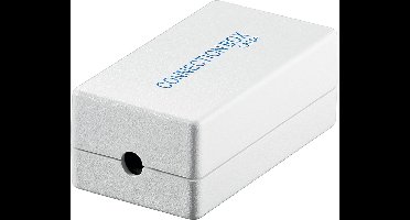 Goobay Netwerkverbindings-/contactdoos CAT 5e (100 MHz), UTP, zilveren