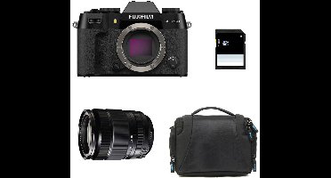 FUJIFILM X-T50 SCHWARZ + 18-135mm Objektiv + Tasche + 8GB SD-Karte