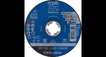 PFERD TOOLS DSS EHT 125-1,6 SG STEELOX/X-LOCK