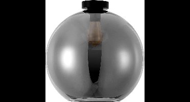 Artdelight Plafondlamp Marino Ø 40 cm rook glas zwart