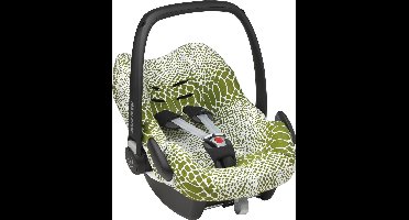 Meyco Baby Snake autostoelhoes - avocado - groep 0+