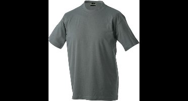 James and Nicholson - Unisex Medium T-Shirt met Ronde Hals (Grijs/Grijs)