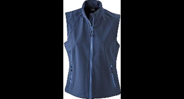 James and Nicholson Dames/dames Softshell Vest (Marine)