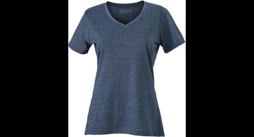 James and Nicholson Dames/dames Heather T-Shirt (Blauw gemêleerd)