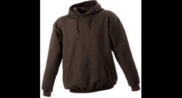 James and Nicholson Unisex Hooded Sweatshirt (Bruin)
