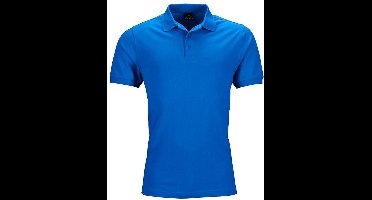 James and Nicholson Heren Elastisch Piqué Poloshirt (Koningsblauw)