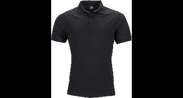 James and Nicholson Heren Elastisch Piqué Poloshirt (Zwart)