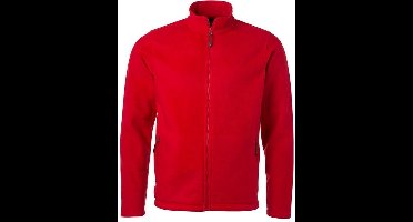 James and Nicholson Heren Fleece Jas (Rood)