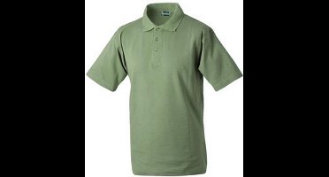 James and Nicholson Heren Medium Pique Polo (Khaki)