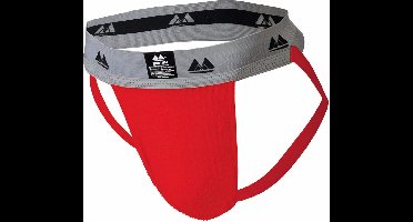 MM Sports Original Edition Swimmer/Jogger Jockstrap 2 inch Red - MAAT L - Heren Ondergoed - Jockstrap voor Man - Mannen Jock