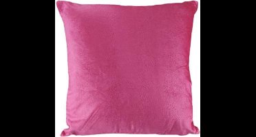 Dutch Decor sierkussenhoes ELLY - Roze / Beige - 45 x 45 cm - Polyester - Vierkant